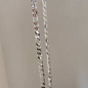 925 Silver Plated Necklace - heavy 124gr